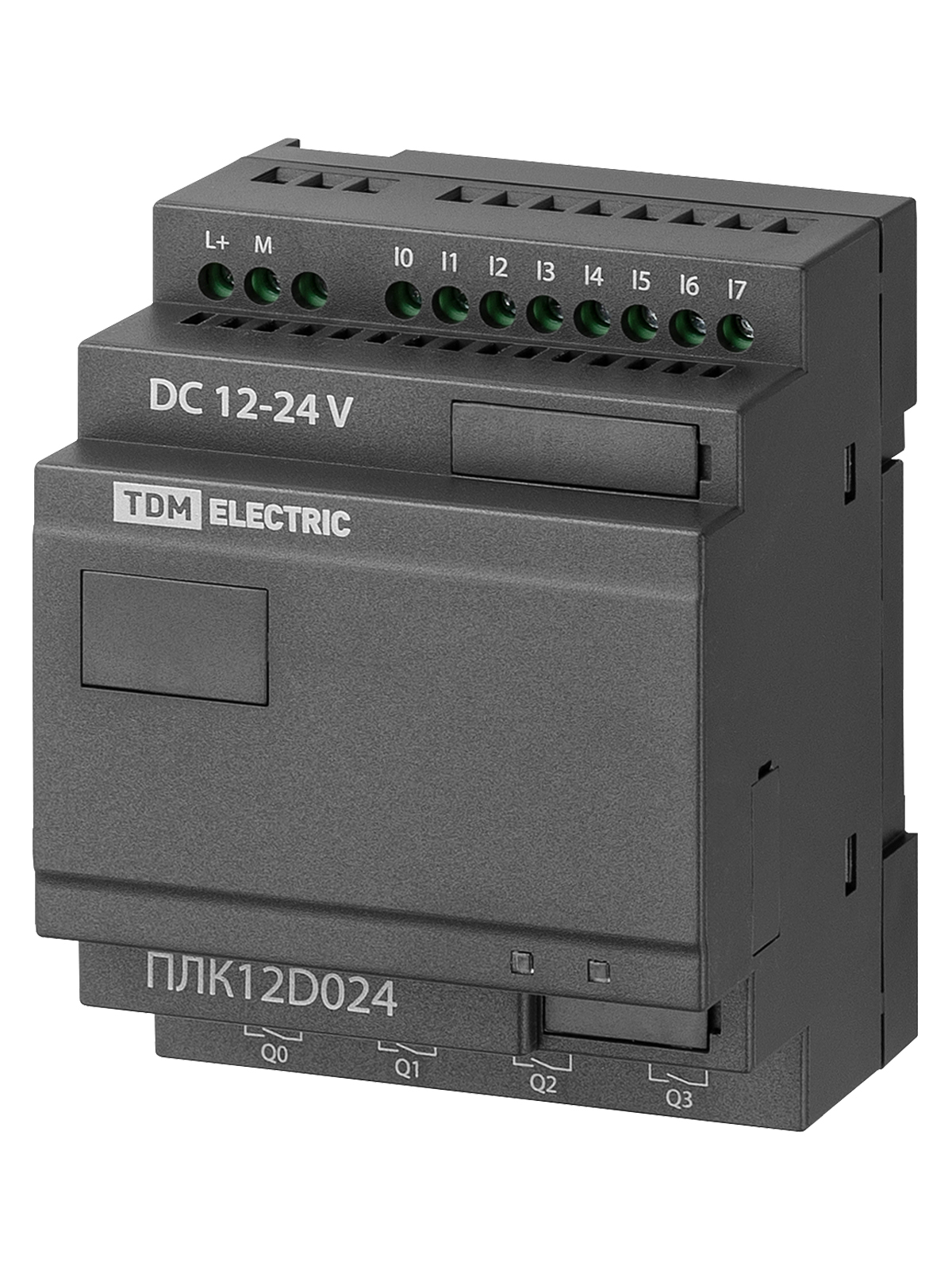 Контроллер программируемый TDM ELECTRIC SQ0750-0008 ПЛК12D024 без дисплея 24В
