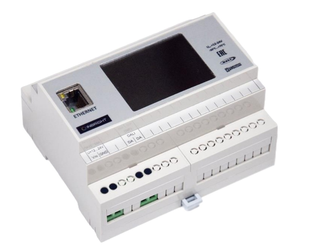Контроллер DALI DCTRL-L-8D-ETH-LCD-DIN6