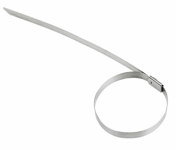 07-0160 ∙ Хомут-стяжка стальная Rexant 152x7,9мм (50 шт/уп) ∙ кратно 10 упак