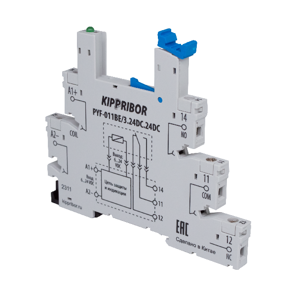 Колодка монтажная PYF-011BE/3.24DC.24DC