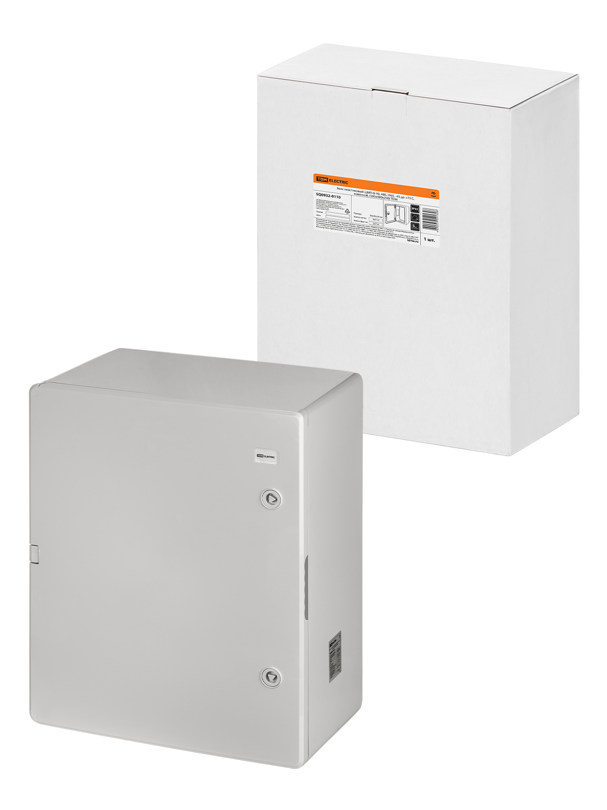 Щит с монтажной панелью TDM ELECTRIC SQ0932-0110 ЩМП-0-1 IP65 (500x400x240)