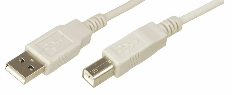 18-1104 ∙ Кабель USB (шт. USB B - шт. USB A) 1.8 метра, серый REXANT ∙ кратно 10 шт