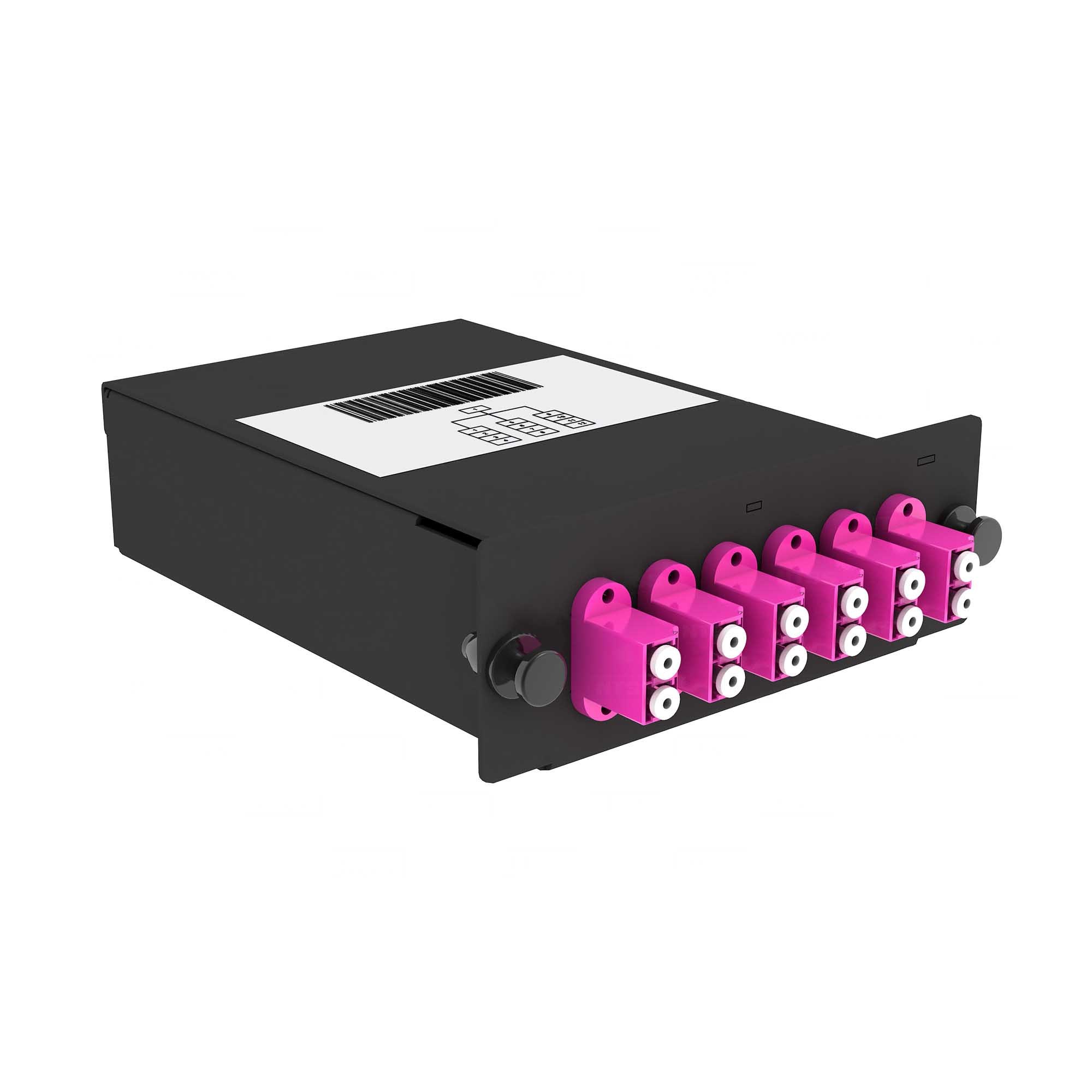FO-OM4-1x12MPO(m)/U-12xLC/U-А-BK (11993c)