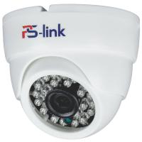 Камера видеонаблюдения AHD 8Мп Ps-Link AHD308 ИК-подсветка, степень защиты IP20, пластиковый корпус, без микрофона