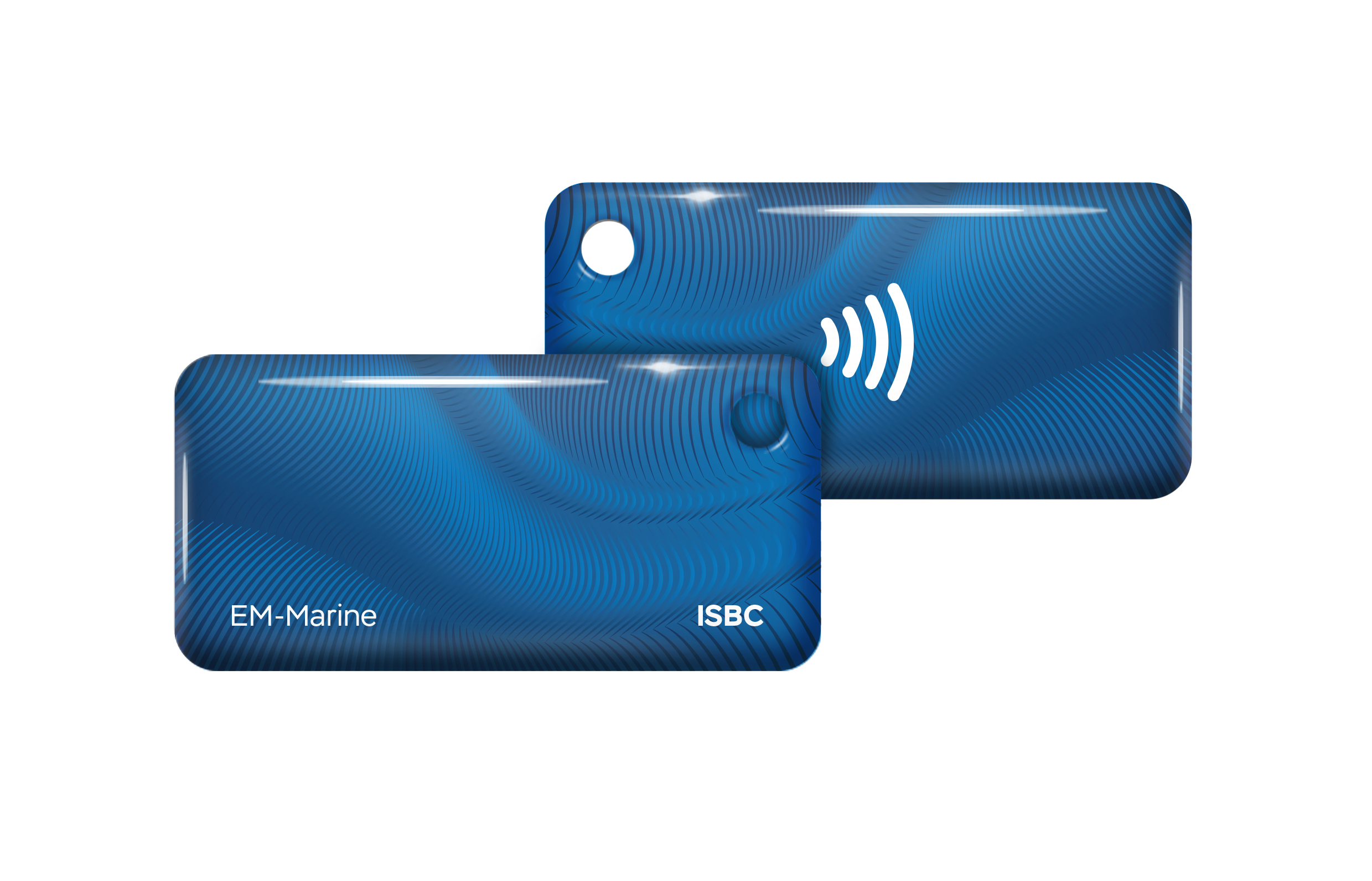 Бесконтактный брелок RFID-Брелок ISBC EM-Marine (синий)