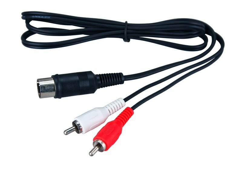 17-2512-4 ∙ Шнур DIN 5 Pin - 2 RCA, длина 1,2 метра REXANT ∙ кратно 10 шт