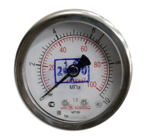 Манометр Манометр МП50НЛ/Т-6,0МПа /кгс/см2-1,5-1/8NPT-ЧрК3,0МПа