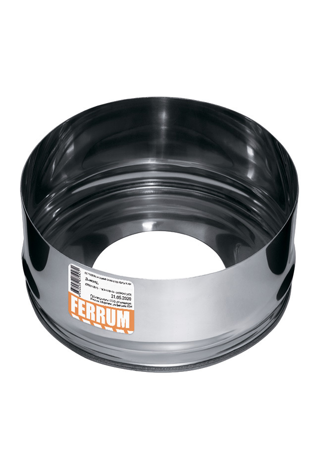 Заглушка с отверстием FERRUM Заглушка с отверстием (430/0,5мм) Ф80x160