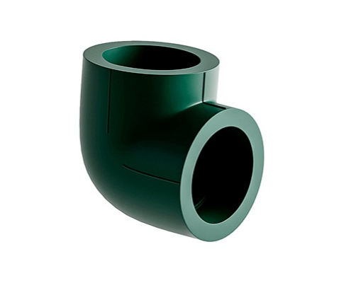 Отвод (уголок 90°) SLTFYBF190GR Отвод SLT BLOCKFIRE PP-R 90° 90 уголок