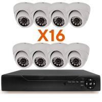 Комплект видеонаблюдения AHD 2Мп Ps-Link KIT-A216HD 16 камер для помещения