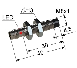 Датчик индуктивный бесконтактный PS2-08M40-6N31-C3