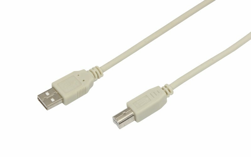 18-1106 ∙ Кабель USB (шт. USB B - шт. USB A) 3 метра, серый REXANT ∙ кратно 10 шт