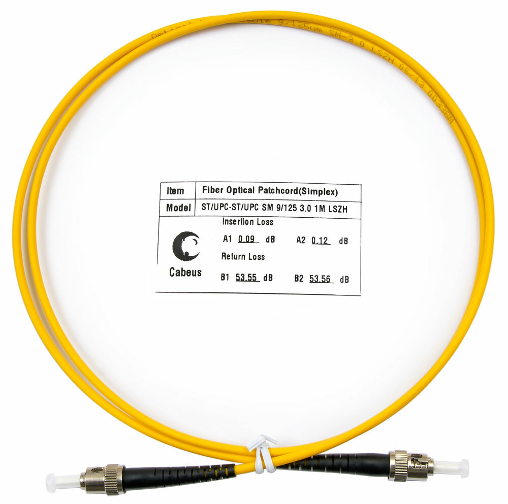 Патч-корд оптический FOP(s)-9-ST-ST-1m (7389c)