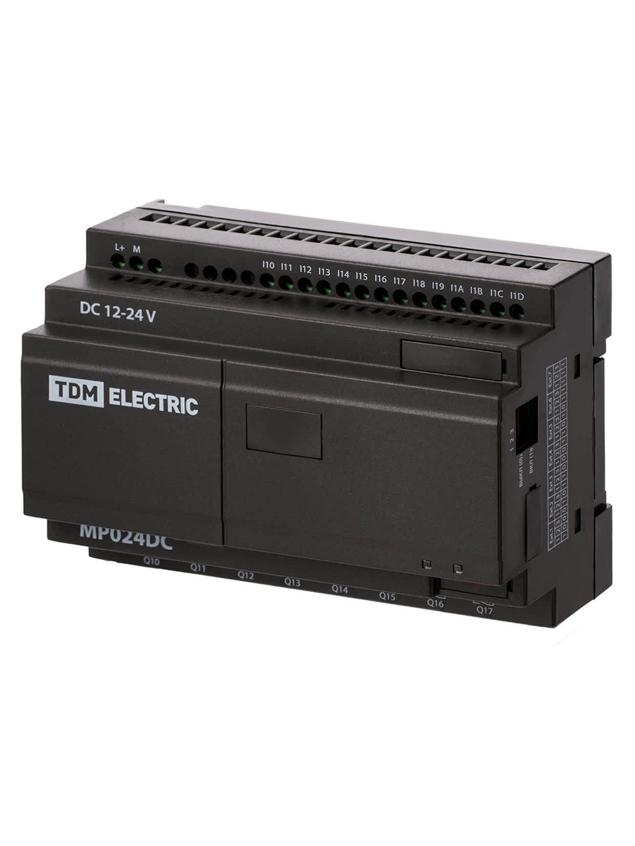Модуль расширения TDM ELECTRIC SQ0750-0005 МР024DC для ПЛК12D024 (24В DC, 14 входов/8 выходов)