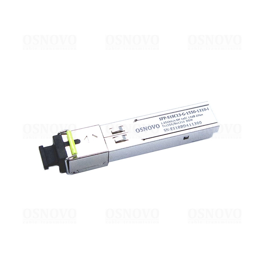 Модуль SFP оптический SFP-S1SC13-G-1550-1310-I