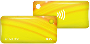 Бесконтактный брелок RFID-Брелок ISBC ATA5577 (жёлтый)