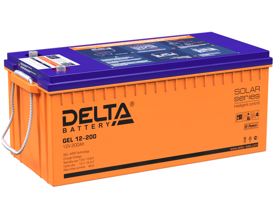 GEL 12-200 ∙ Аккумулятор 12В 200 А∙ч