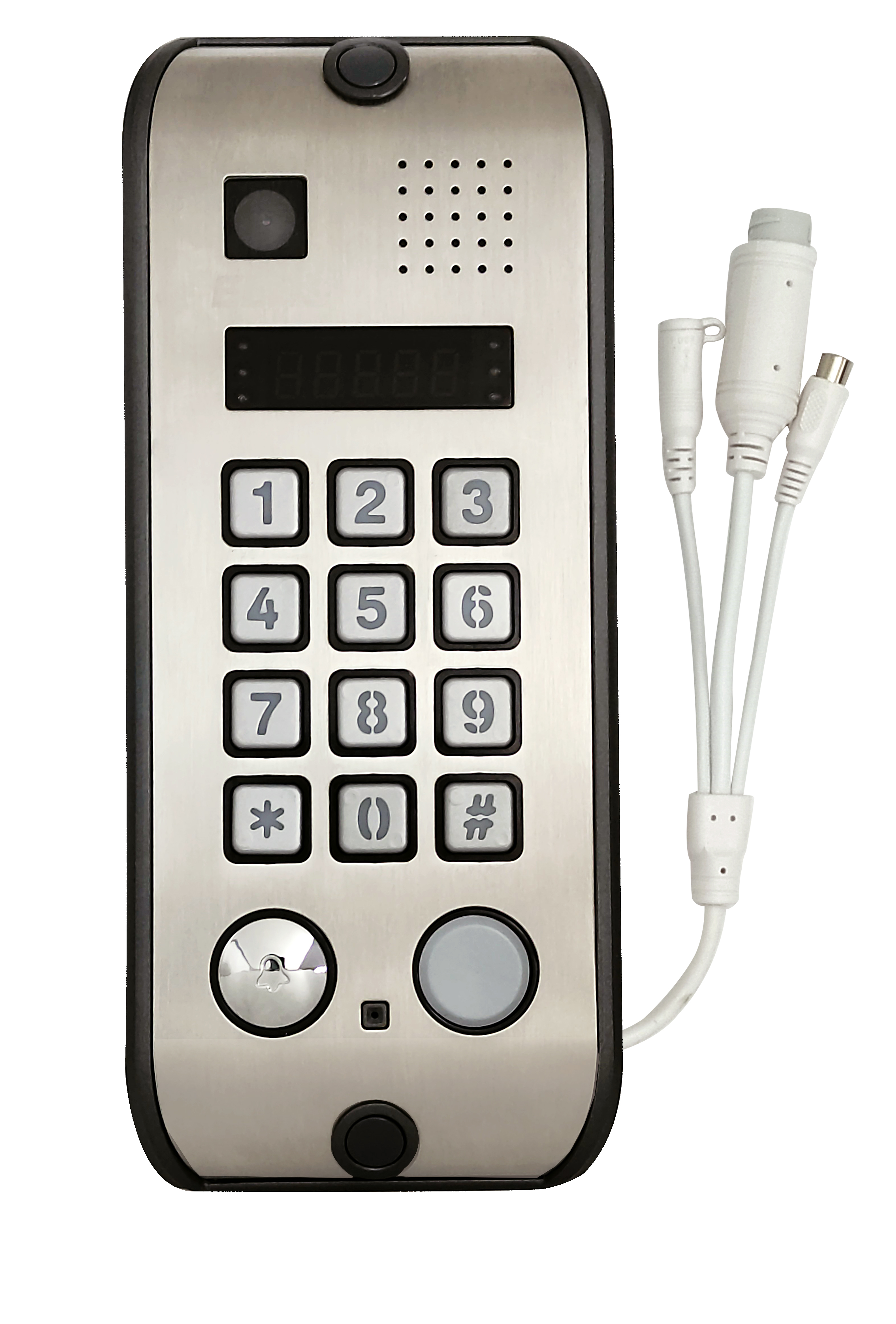 Вызывная видеопанель DP5000.B2-KEDC45 T/IP-CVBS/нерж.матов