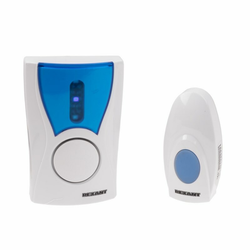 73-0060 ∙ Беспроводной дверной звонок 220 вольт кнопка IP 44 REXANT RX-6