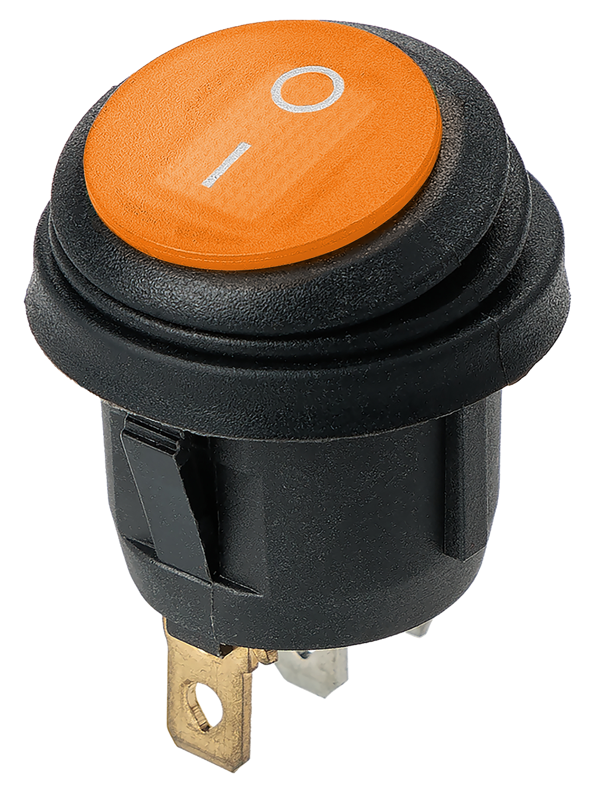 Выключатель клавишный TDM ELECTRIC SQ0746-0153 KCD2-101N/FS 250В AC/DC, 1P, 6А, (3с), ON-OFF, желтая клавиша с LED подсветкой, IP54