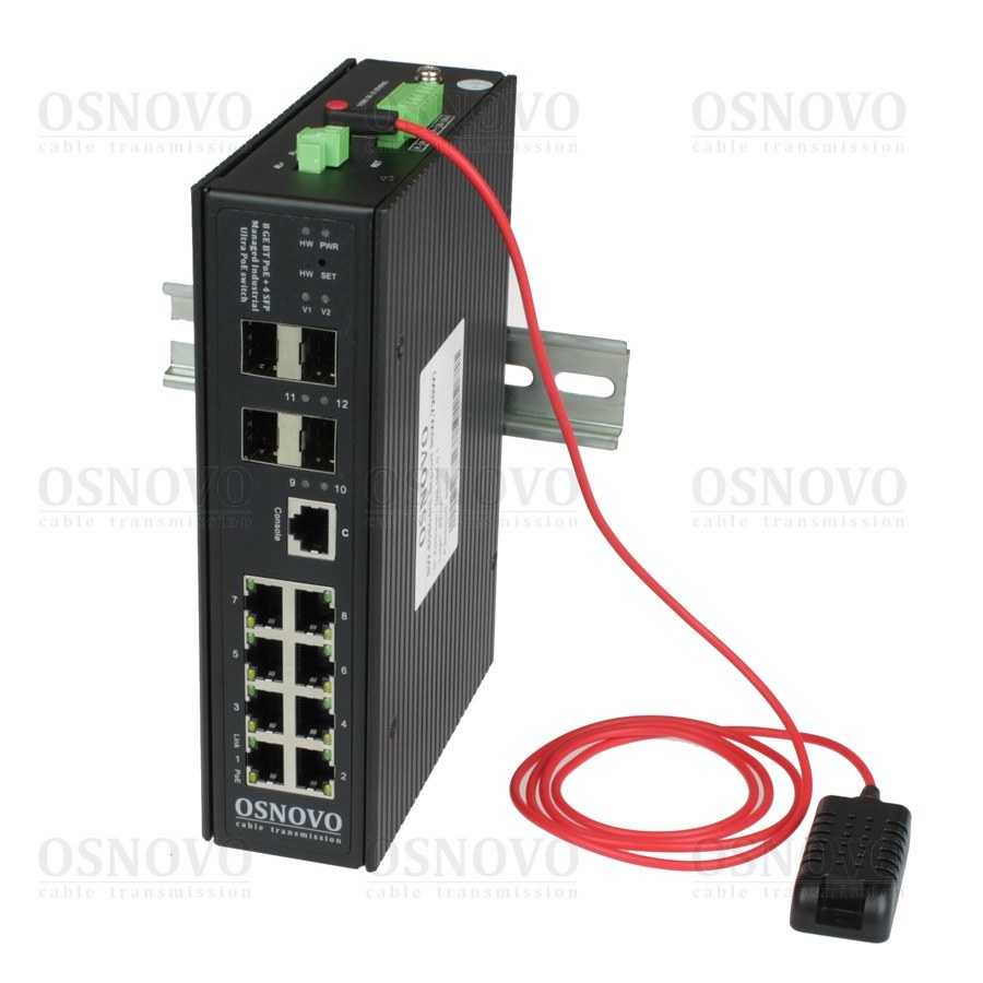 Коммутатор PoE SW-80804/ILS(port 90W,720W)