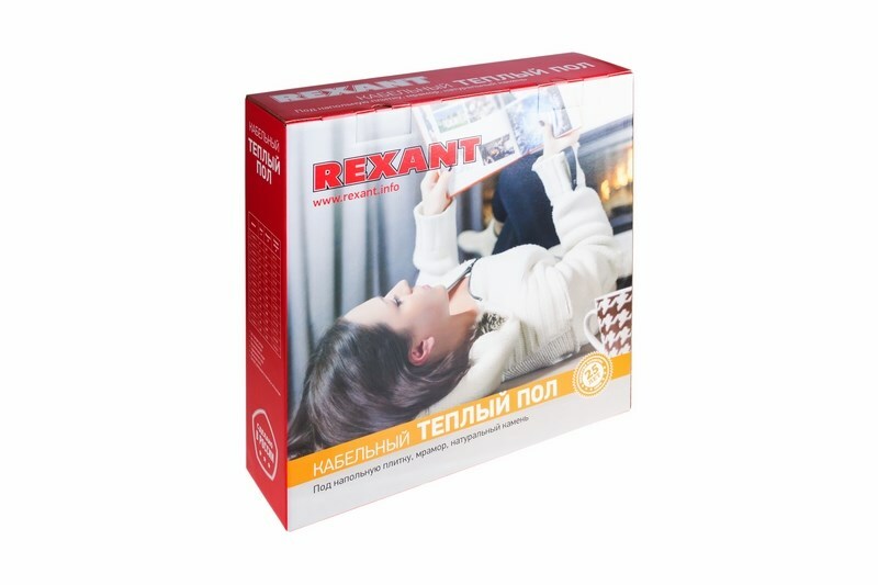 51-0523-3 ∙ Теплый пол REXANT Standard RND-180-2700 (2700Вт/180м/ S обогрева, м2: 17,0-22,5) (двух жильный)
