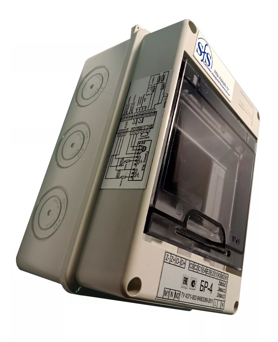 Блок релейный БР-4-230-КР-Пс-ТС-IP65