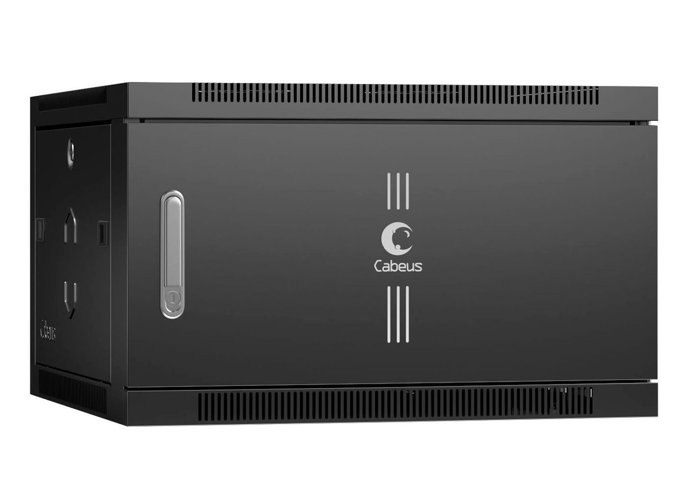 Шкаф телекоммуникационный SH-05F-6U60/60m-BK (8588c)
