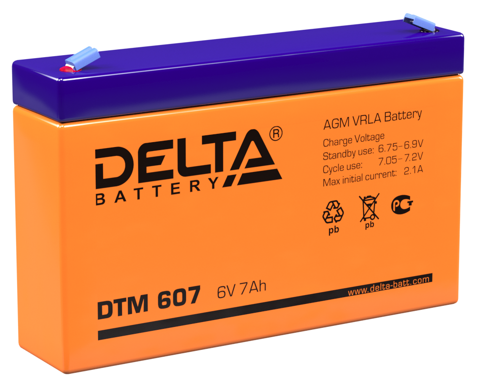 DTM 607 ∙ Аккумулятор 6В 7 А∙ч