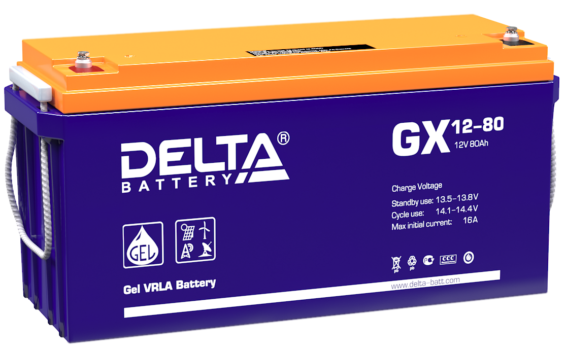 GX 12-80 ∙ Аккумулятор 12В 80 А∙ч