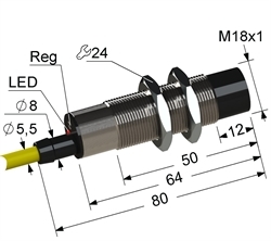 Датчик индуктивный бесконтактный PS2-18M80-8N31-Z