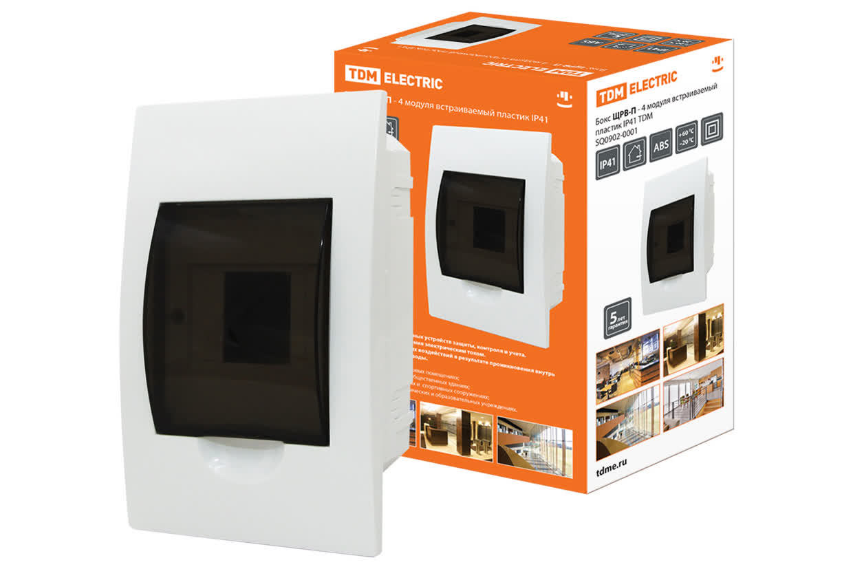 Щит распределительный TDM ELECTRIC SQ0902-0002 ЩРВ-П-6