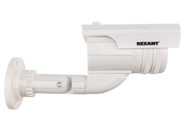 45-0240 ∙ Муляж камеры уличный, цилиндрический, белый Rexant
