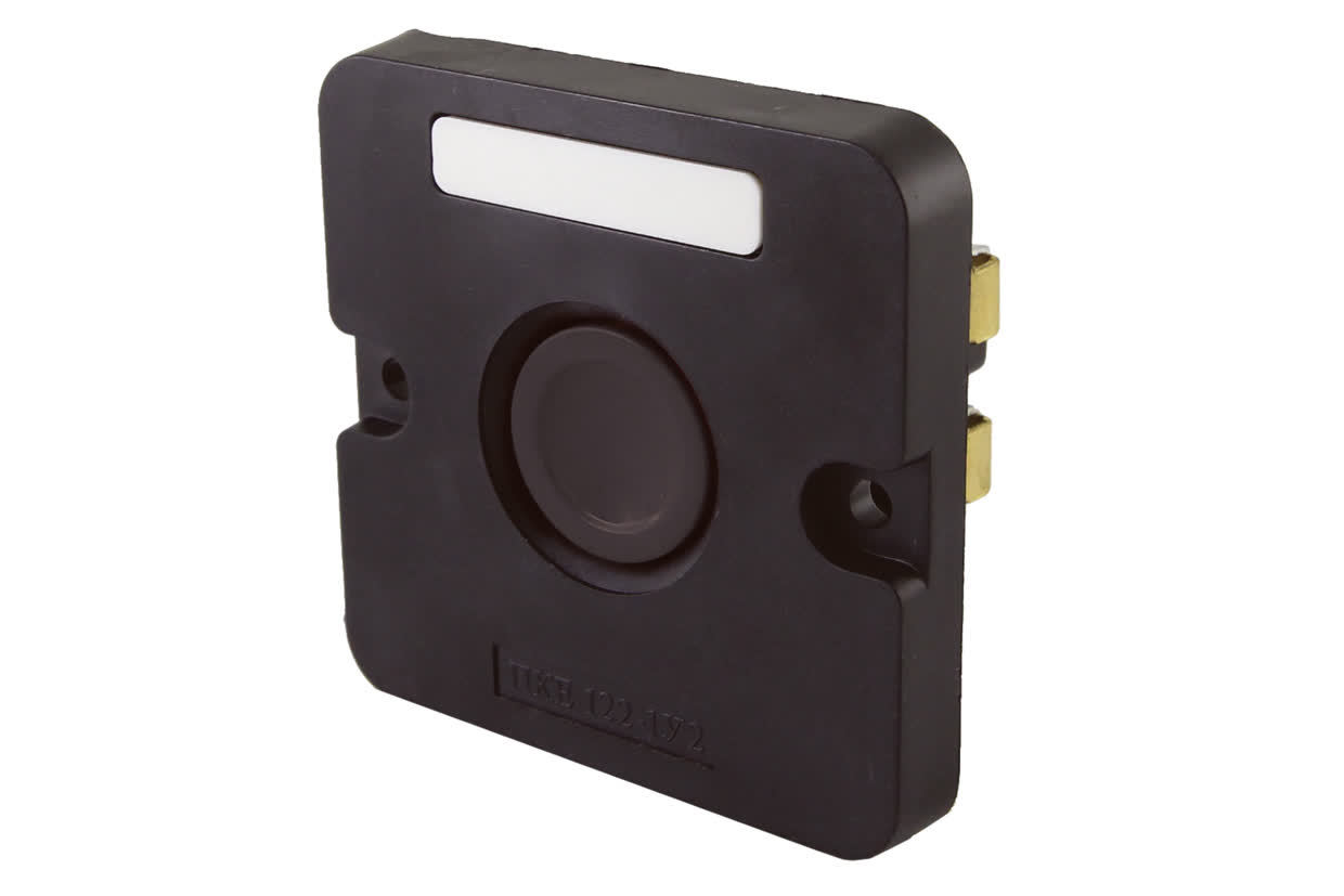 Пост кнопочный TDM ELECTRIC SQ0742-0010 ПКЕ 112-1 У3, черная кнопка, IP40