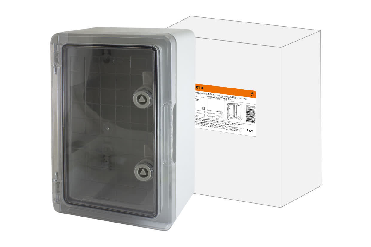 Щит с монтажной панелью TDM ELECTRIC SQ0933-0205 ЩМП-0-5 IP65 (500x400x240) прозрачная крышка