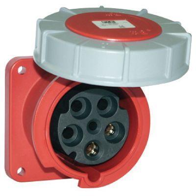 Розетка силовая скрыт. уст. 125А 400В 3P+E IP67 DKC DISF041254