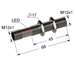 Датчик индуктивный бесконтактный PS2-12M68-6B41-C4