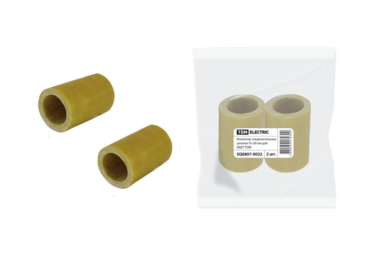TDM ELECTRIC SQ0807-0032 Изолятор соединительных шпилек H=30 мм для ИШП (Упаковка 2шт)