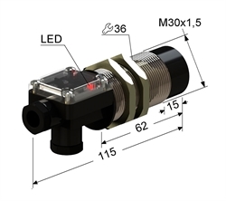 Датчик индуктивный бесконтактный PS2-30M115-15N51-T