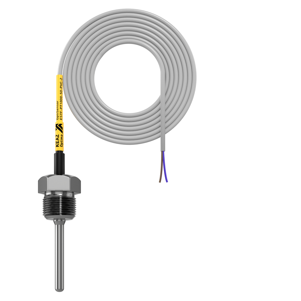 Датчик температуры КЭАЗ 285967 OptiSensor ESTF-PT1000-50-PVC-2