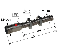 Датчик индуктивный бесконтактный PS2-08M65-4B11-C4
