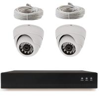 Комплект видеонаблюдения IP 5Мп Ps-Link KIT-A502IP 2 цифровые камеры для помещения, с датчиком движения