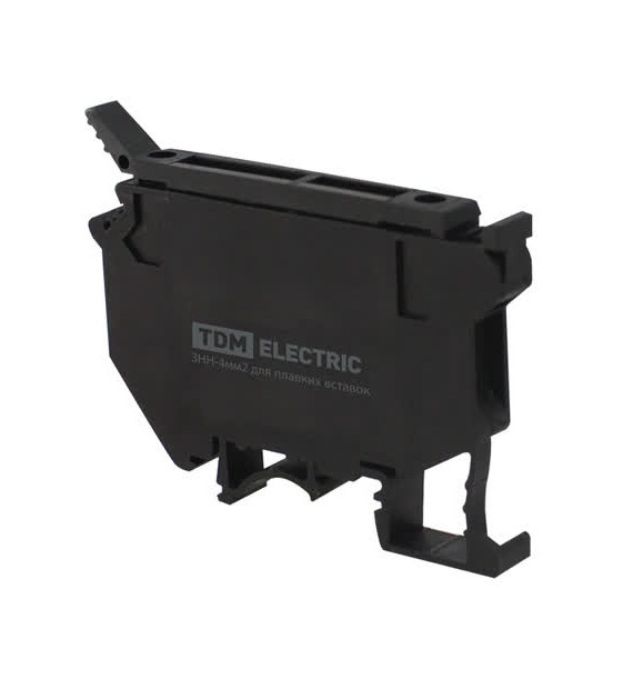 Зажим наборный TDM ELECTRIC SQ0803-1110 ЗНН-4мм2 6,3А черный для плавких вставок 5х20 500В (Ph-C UK 5-HESI N) (Упаковка 10шт)