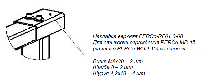 Ограждение полноростовое PERCo-RF01 0-08