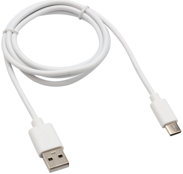 18-1895 ∙ Кабель USB-A – Type-C, 2,1A, 1м, ПВХ, белый, REXANT