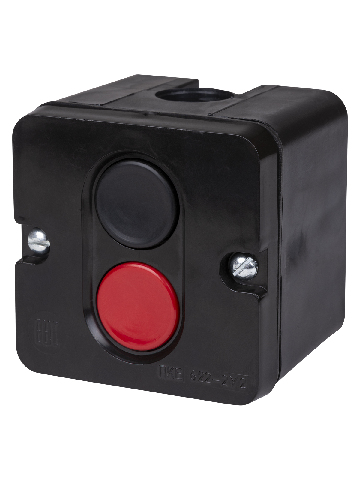 Пост кнопочный TDM ELECTRIC SQ0742-0026 ПКЕ 722 У2, красная и черная кнопки, IP54