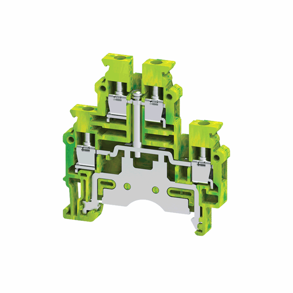 Клемма винтовая КЭАЗ 332740 OptiClip CDLG-4-2L-PE-I-S-(0,2-4)-PEN