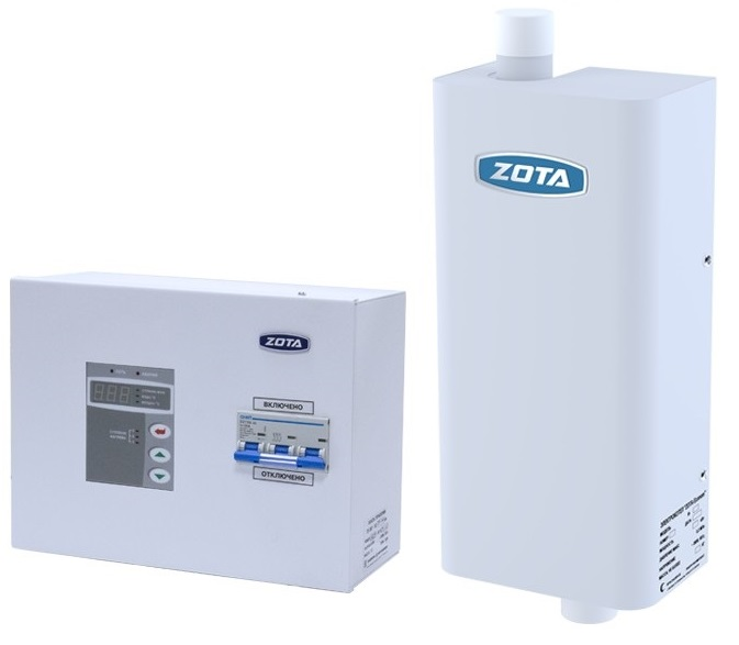 Комплект: котёл электрический и пульт управления ZOTA-33 Econom