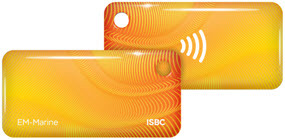 Бесконтактный брелок RFID-Брелок ISBC EM-Marine (жёлтый)