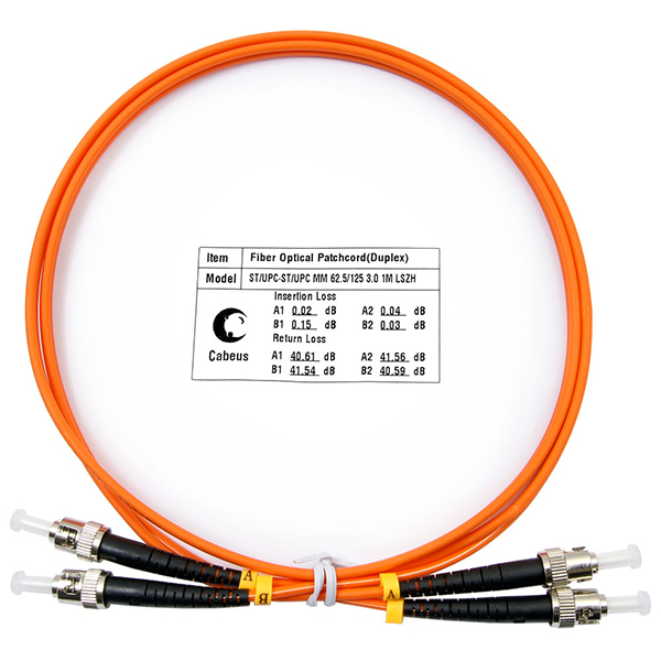 Патч-корд оптический FOP-62-ST-ST-1m (7369c)